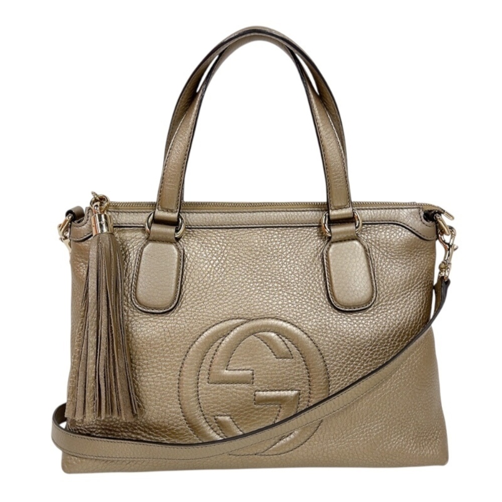Gucci Soho Tote Bag Leather